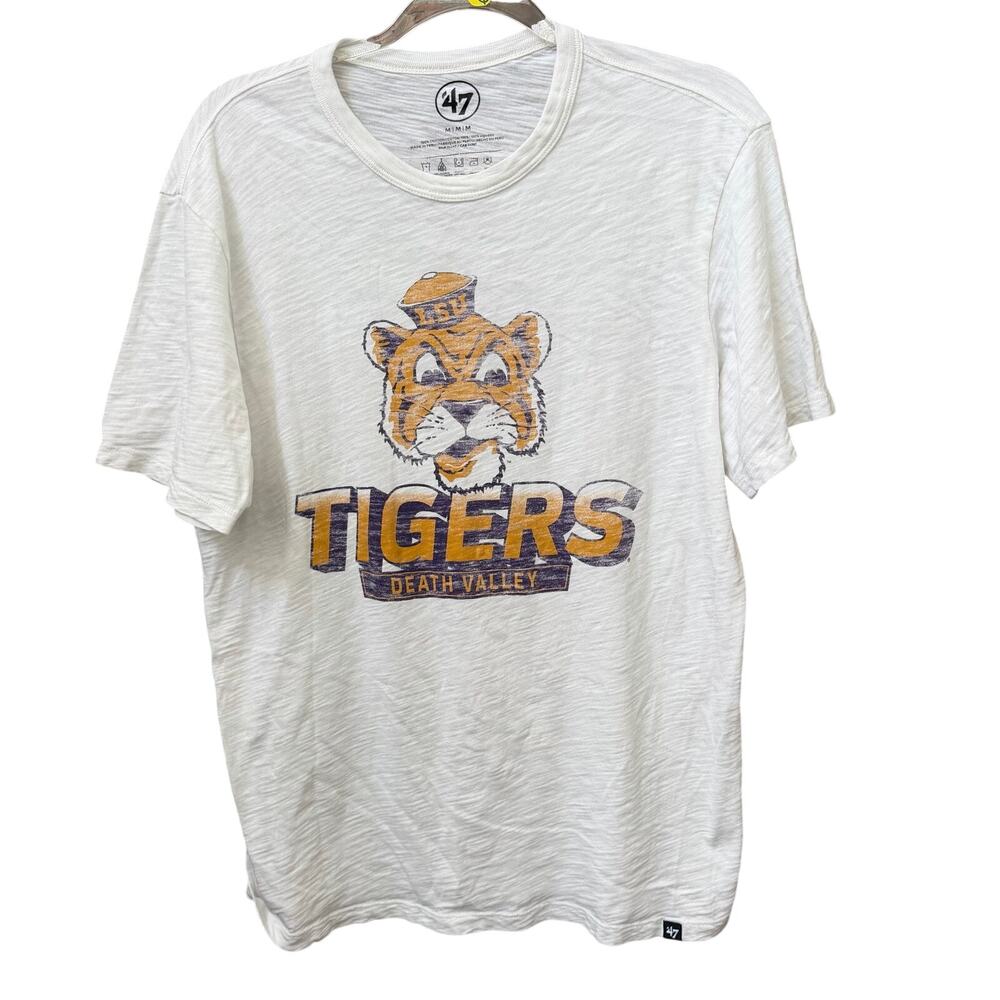 LSU Vintage Look Women Size Medium Soft Wash Tee Graphic Louisiana State Tigers